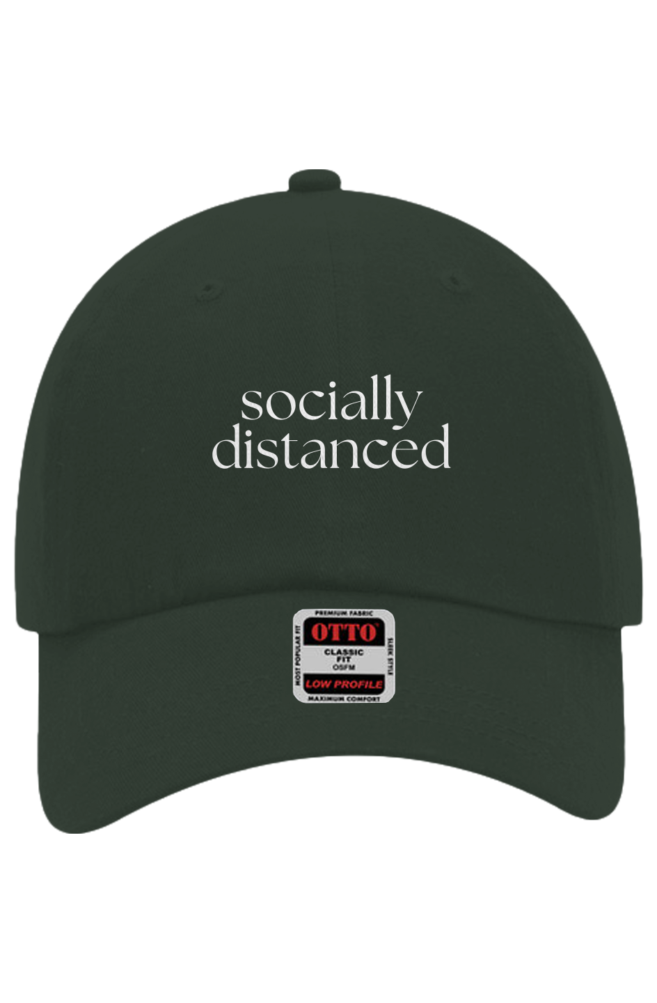 Socially Distanced Baseball Cap