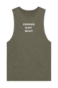 Doing Gay Shit Stone Wash Tank